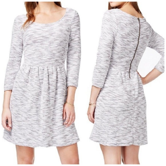 Maison Jules Textured Fit & Flare Sweater Dress - Picture 2 of 8